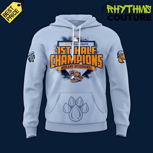 Midland RockHounds 1st Half Champions 2025 Texas League Hoodie