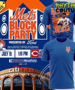 New York Mets Block Party David Wright Special T-Shirt