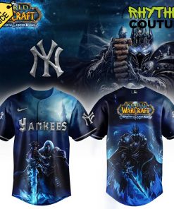 New York Yankees x Warcraft “Wrath of the Lich King” Baseball Jersey