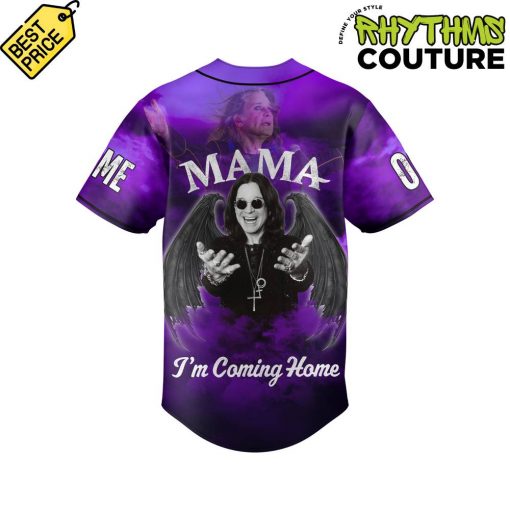 Ozzy Osbourne Prince of Darkness Custom Baseball Jersey