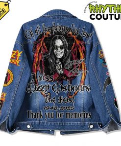 Ozzy Osbourne Thank you for the Memories Denim Jacket
