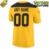 Pittsburgh Steelers 1994 Gold Throwback Steel City Legacy Custom Football Jersey 2