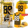 Pittsburgh Steelers Gold Alternate 1933 Throwback Game Football Jersey