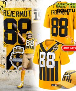 Pittsburgh Steelers Gold Alternate 1933 Throwback Game Football Jersey