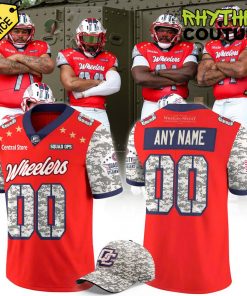 Quad City Steamwheelers x 2025 Military Appreciation Night Custom Football Jersey