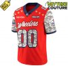Quad City Steamwheelers x 2025 Military Appreciation Night Custom Football Jersey 2