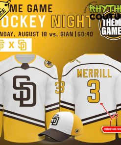 San Diego Padres Hockey Night Custom Jersey