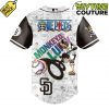 San Diego Padres x One Piece Straw Hat Luffy Special Baseball Jersey