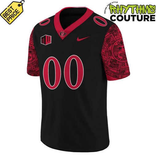 San Diego State Special New Custom Football Jersey – Black