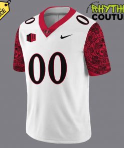 San Diego State Special New Custom Football Jersey – White