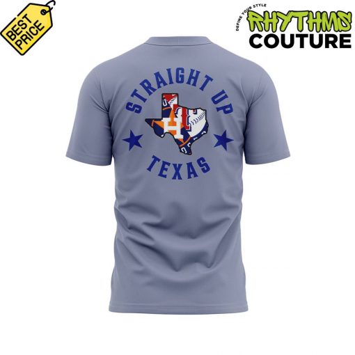 Texas Rangers x Houston Astros “Together for Texas” Grey Shirt