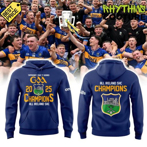 Tipperary GAA All-Ireland SHC Champions 2025 Hoodie – Blue