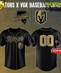 Vegas Golden Knights x Las Vegas Aviators Custom Baseball Jersey